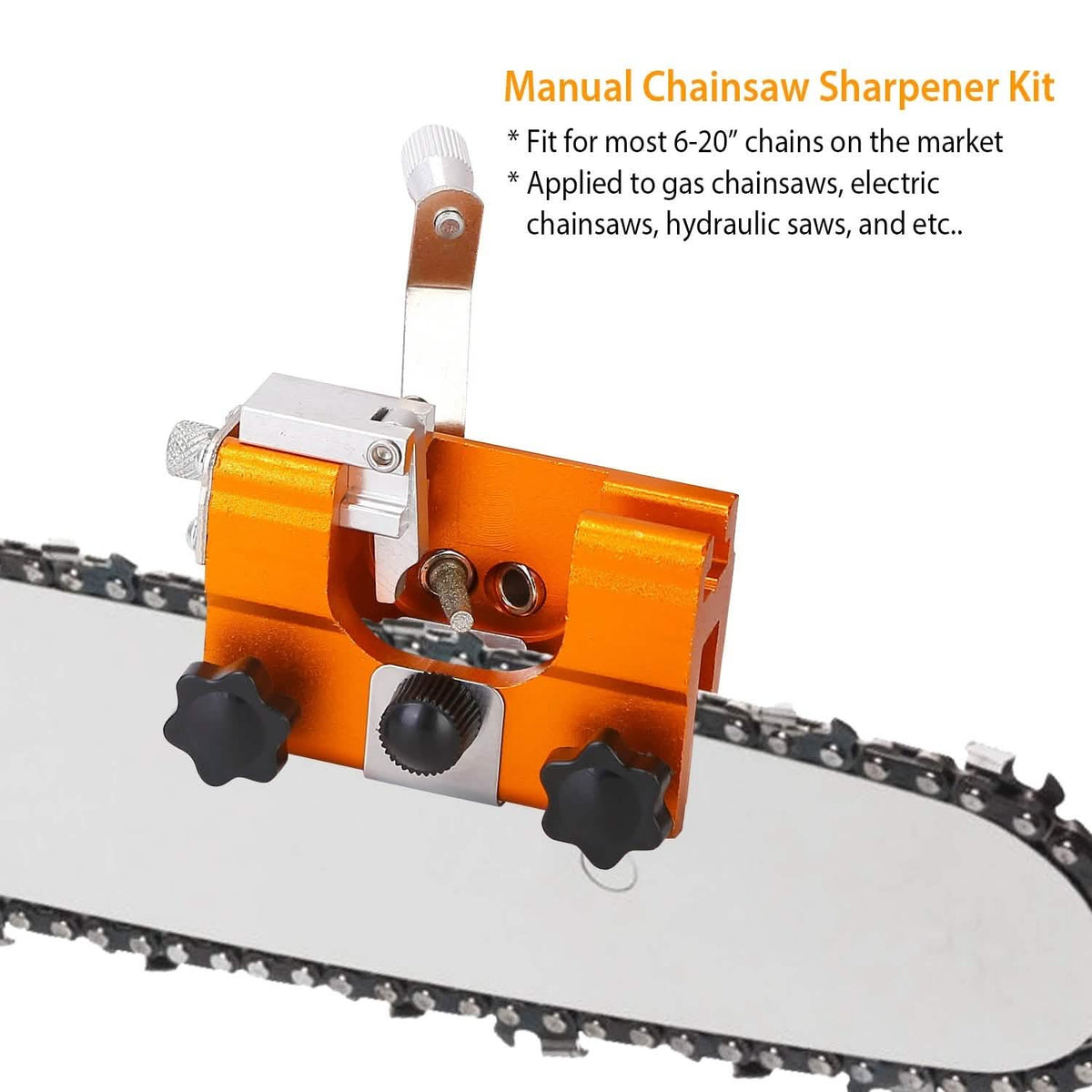 Chainsaw Chain Sharpening Jig Universal Home Improvement - Tophatter Daily Deals