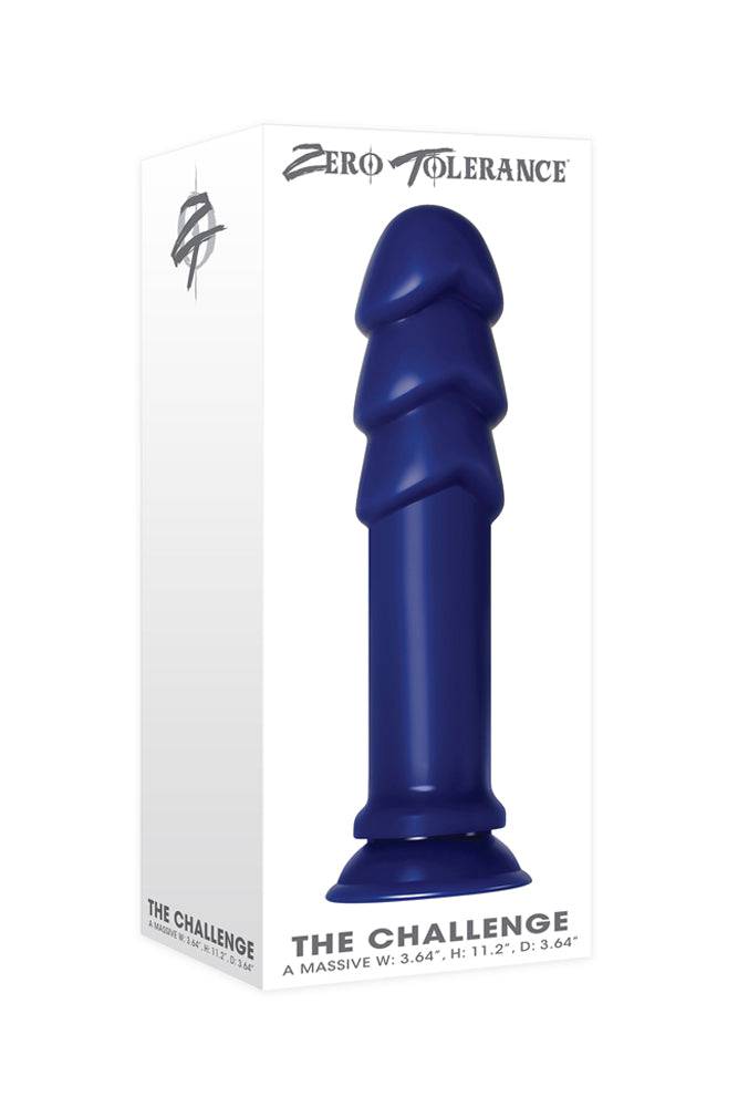 Zero Tolerance - The Challenge Large Plug - Blue Sex Toy - Tophatter Daily Deals