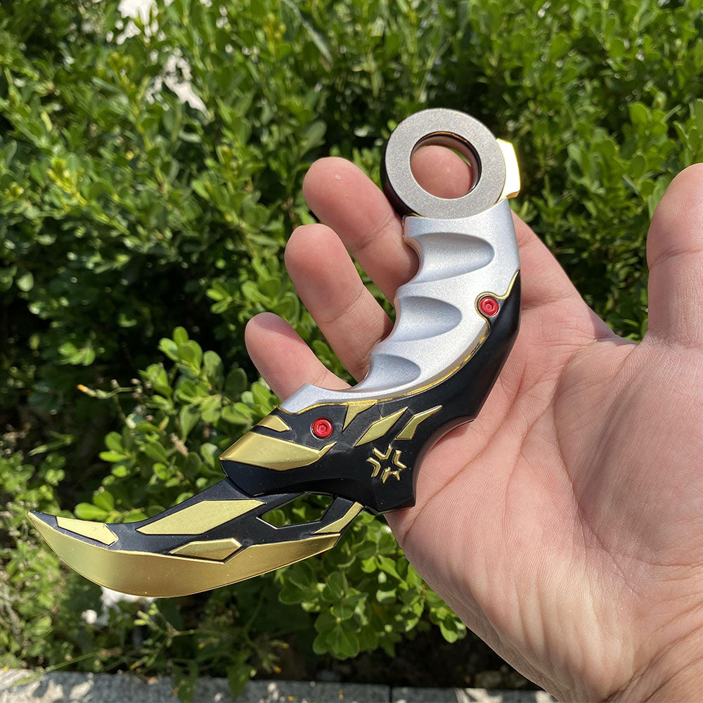 Metal Champion Karambit Blunt Blade Trainer Cosplay Prop - Tophatter Daily Deals