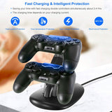 Charging Dock Station Dual Micro USB Stand for PS4 Pro Video Games & Consoles - Tophatter Daily Deals
