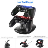 Charging Dock Station Dual Micro USB Stand for PS4 Pro Video Games & Consoles - Tophatter Daily Deals