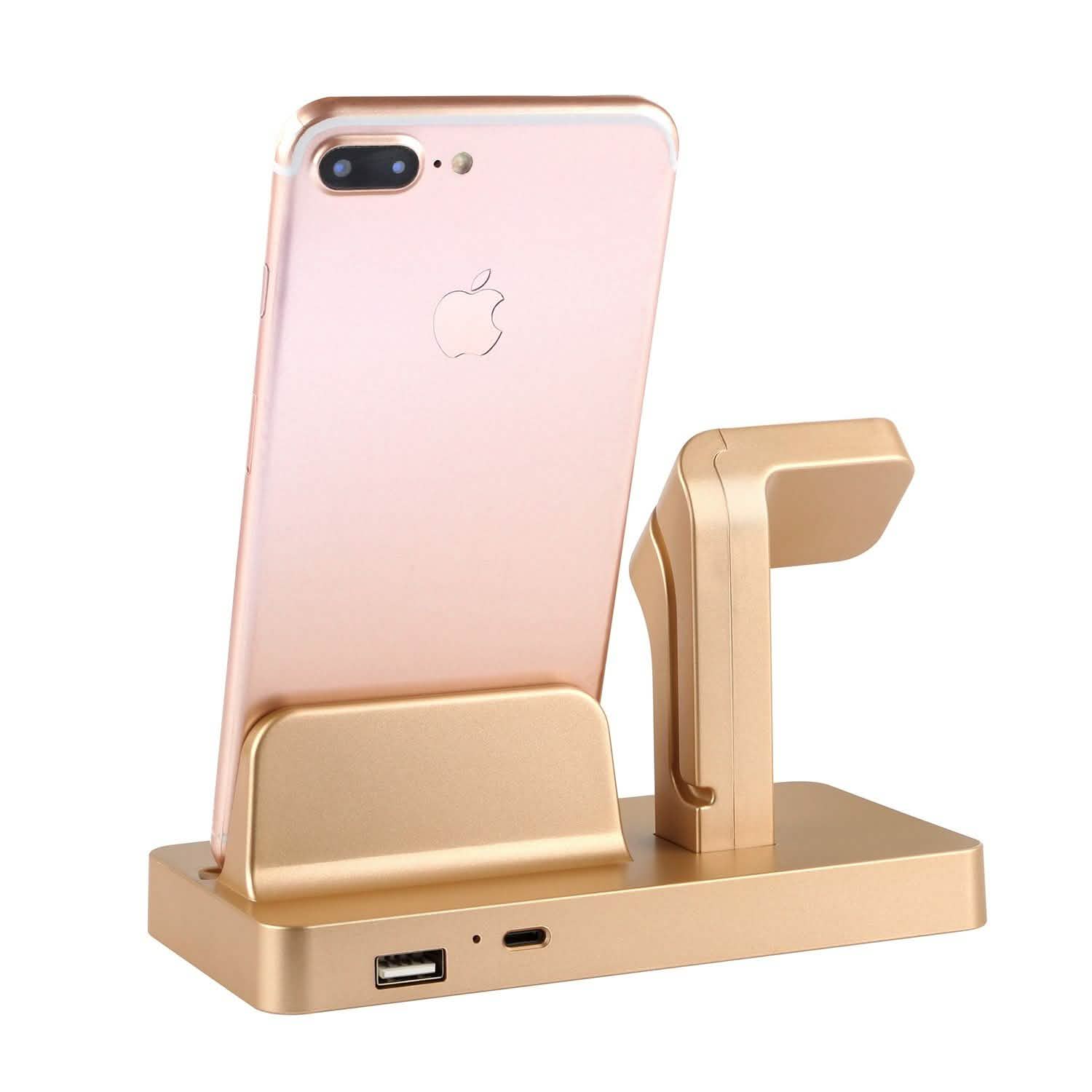 Charging Stand Dock Holder for iPhone and Apple Watch Mobile Accessories - Tophatter Daily Deals
