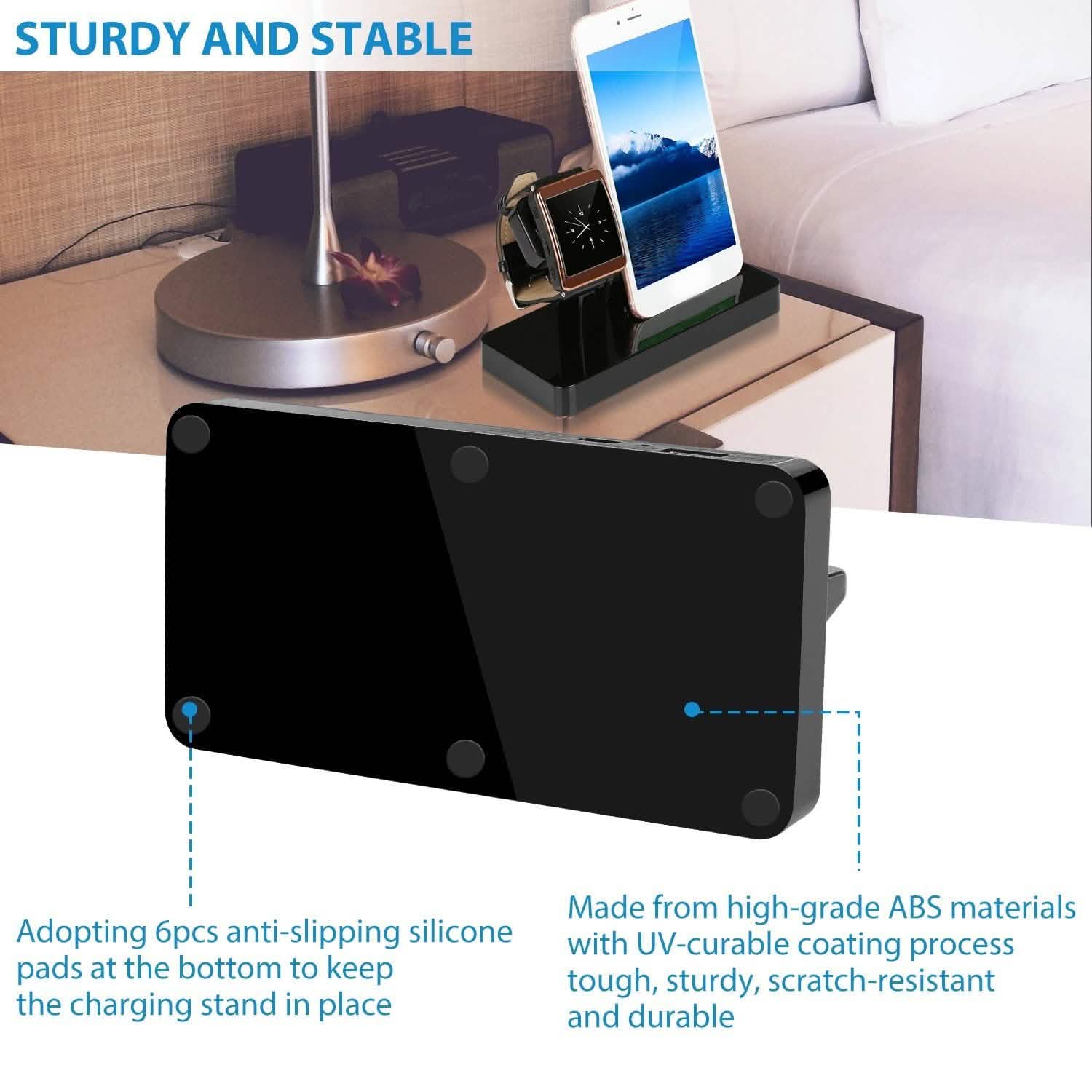 Charging Stand Dock Holder for iPhone and Apple Watch Mobile Accessories - Tophatter Daily Deals