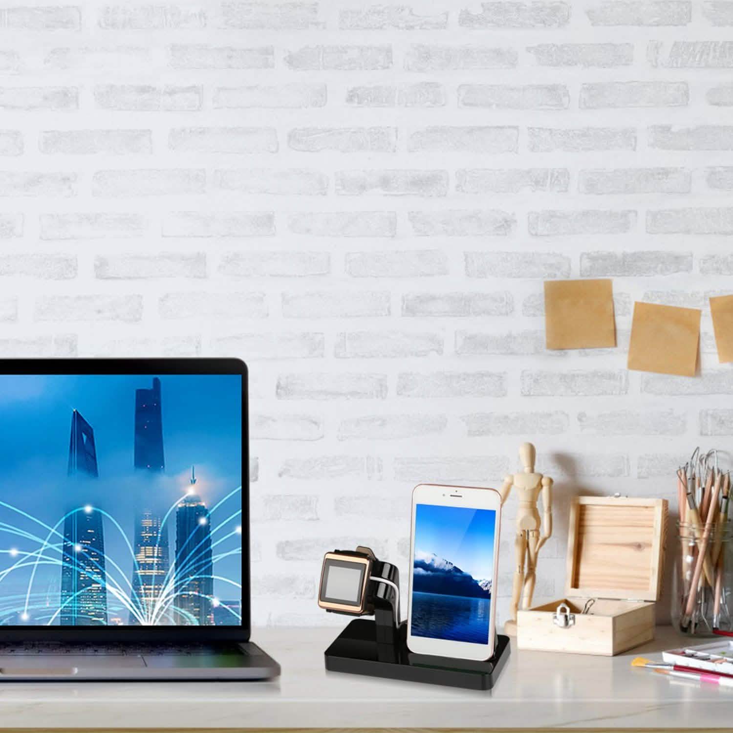 Charging Stand Dock Holder for iPhone and Apple Watch Mobile Accessories - Tophatter Daily Deals