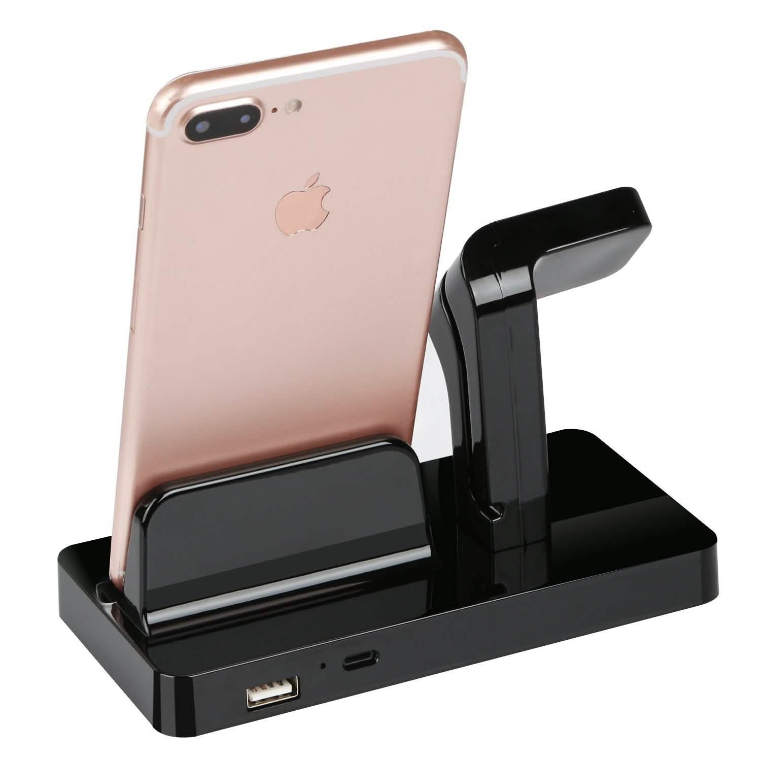 Charging Stand Dock Holder for iPhone and Apple Watch Mobile Accessories - Tophatter Daily Deals