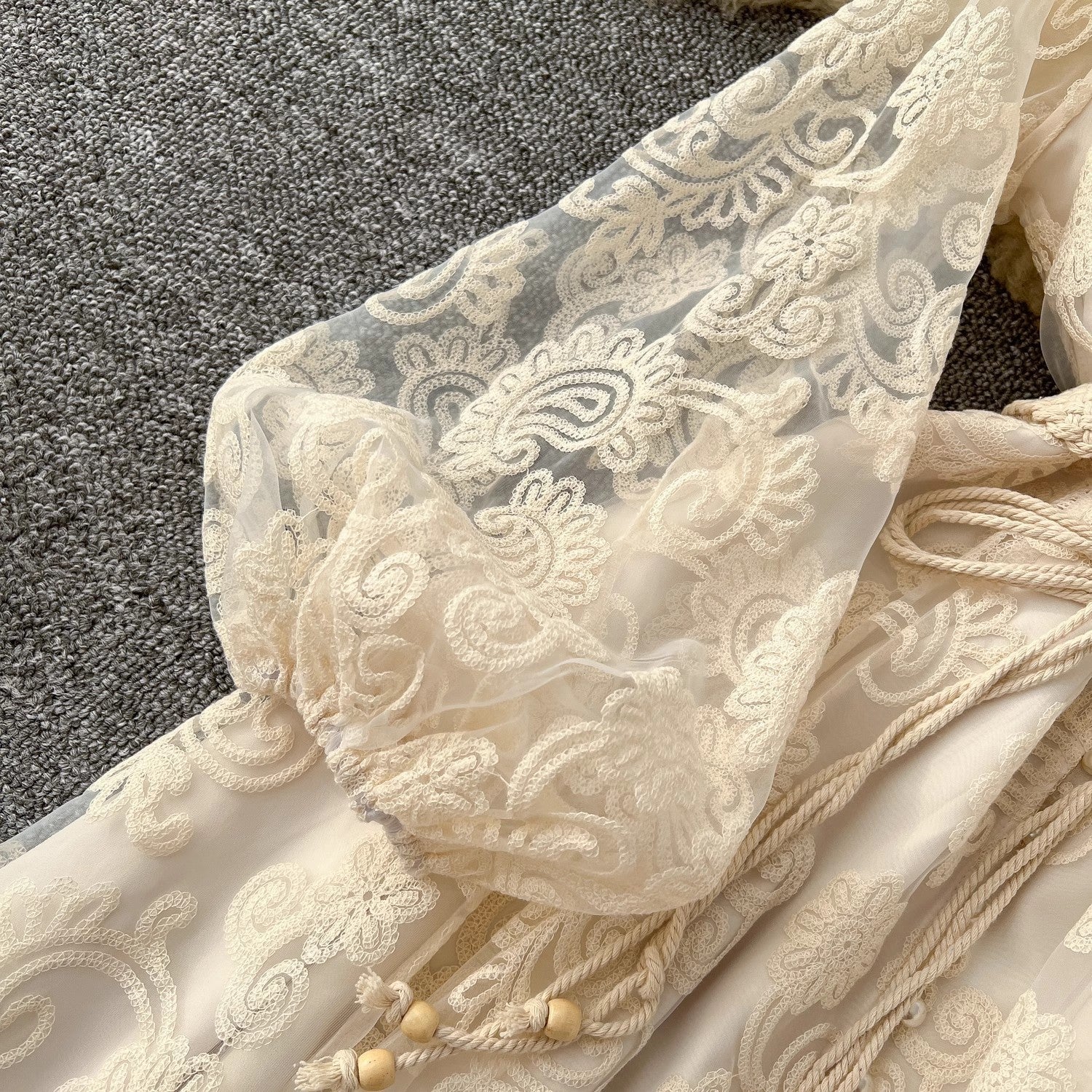 Charming floral lace dress is Elegant and Exquisite Clothing Maxi Dresses - Tophatter Daily Deals
