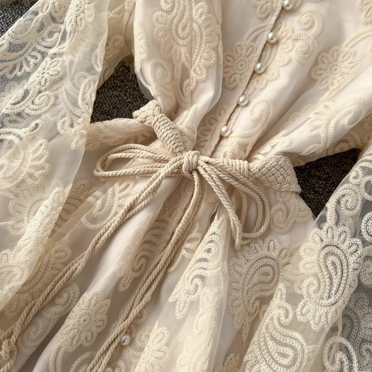 Charming floral lace dress is Elegant and Exquisite Clothing Maxi Dresses - Tophatter Daily Deals
