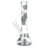 Cheech & Chong Glass Beaker Bong | Optical Illusion Glow Bongs - Tophatter Daily Deals