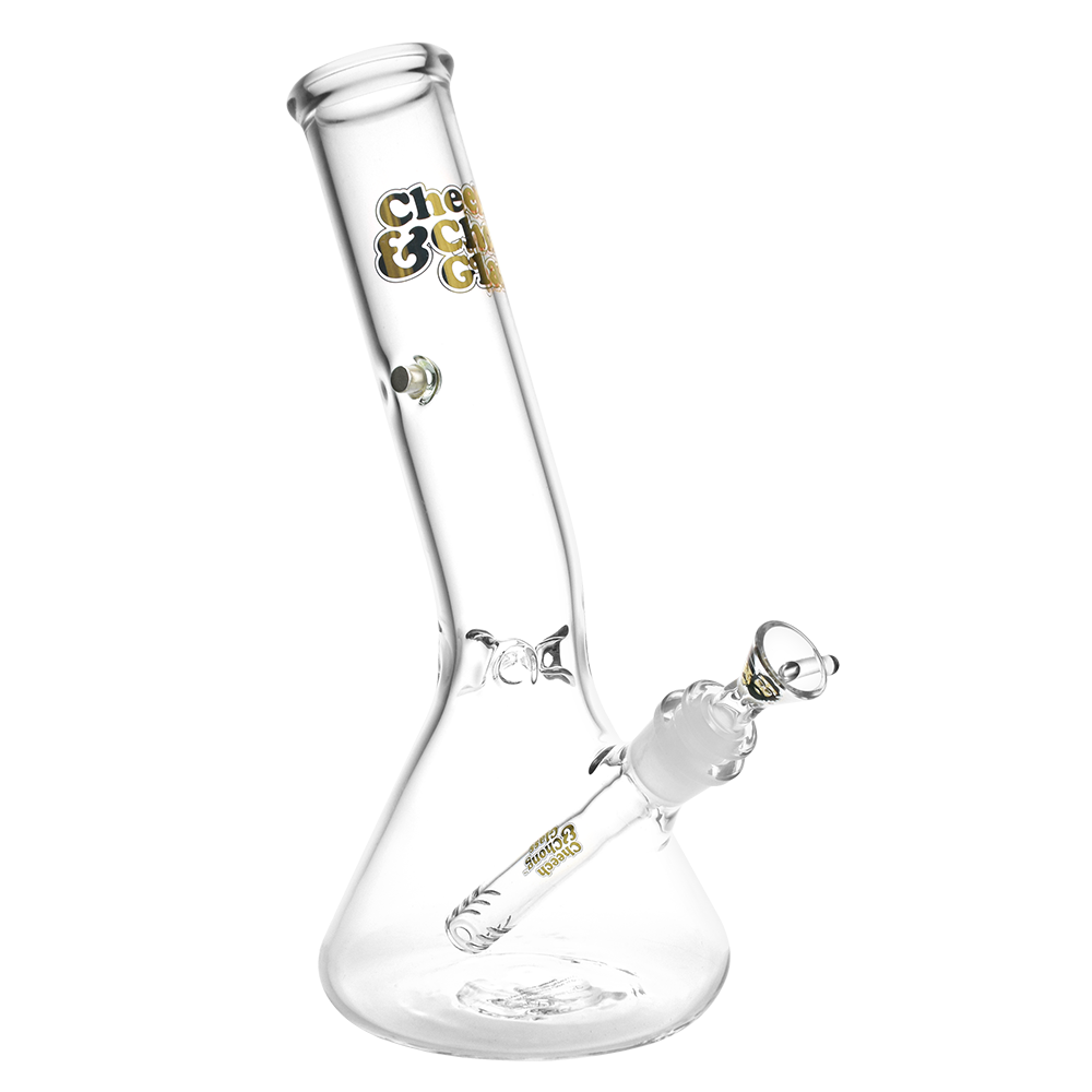 Cheech & Chong Glass Beaker Bong | Basketball Jones Chillax Bongs - Tophatter Daily Deals