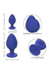 Cal Exotics - Cheeky Butt Plug Set - Purple Sex Toy - Tophatter Daily Deals