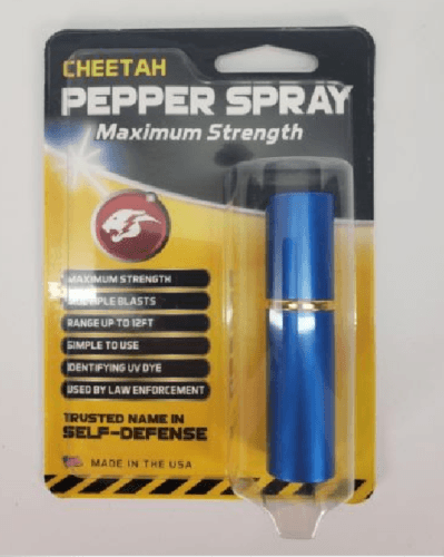 Cheetah Pepper Spray | Maximum Strength - Self Defense Spray Concealed Lipstick Self Defense - Tophatter Daily Deals