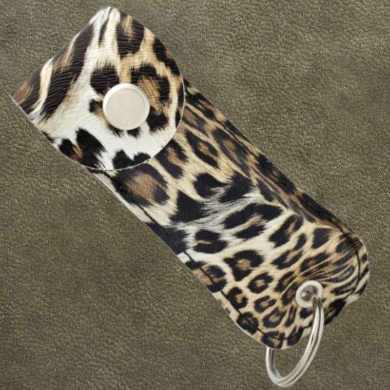 Refillable Cheetah Pepper Spray Keychain Pepper Spray - Tophatter Daily Deals