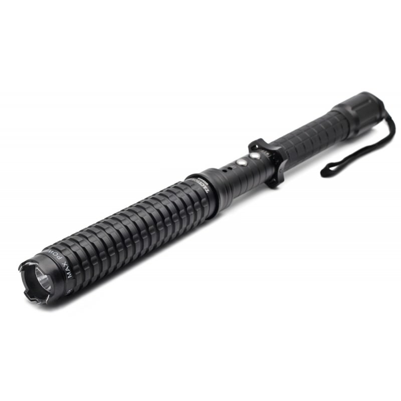 Expandable Flash Light Stun Gun Baton 16.5" - 18.75" - Tophatter's Guns'N'Weapons Store Collectible Weapons - Tophatter Daily Deals