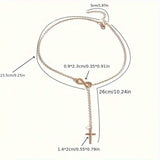 Chic Vintage-Inspired Infinity Cross Pendant Necklace Necklaces - Tophatter Daily Deals