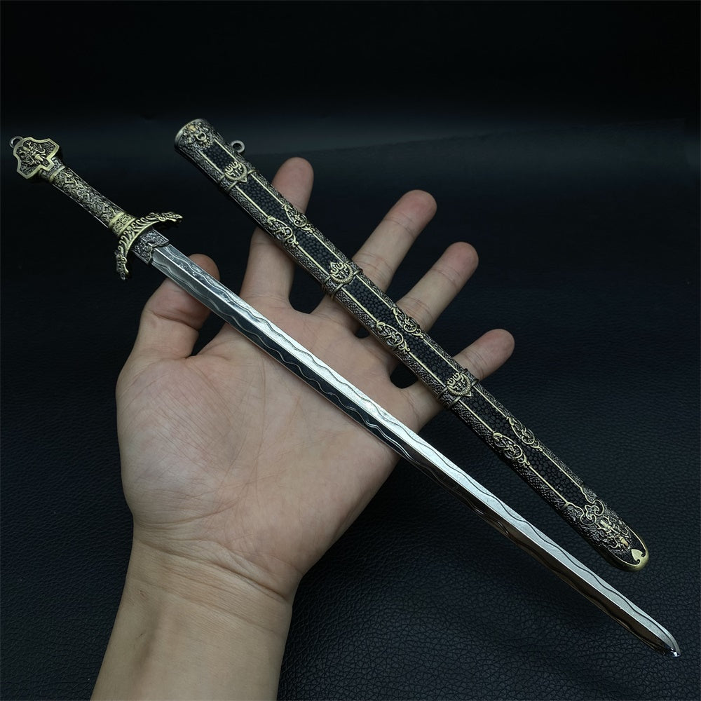 Cool Weapons Chinese Style Swords Metal Tiny Sword Replica 8 Options Heavenly King Sword - Tophatter Daily Deals