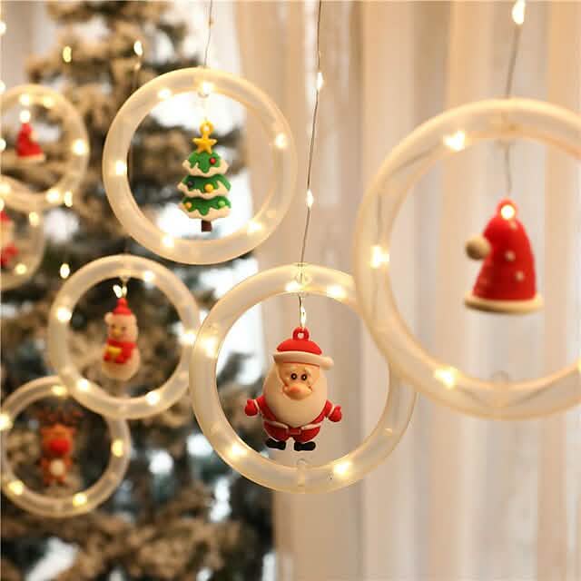 Chiristmas Lights LED Holiday Light Seasonal Decor - Tophatter Daily Deals