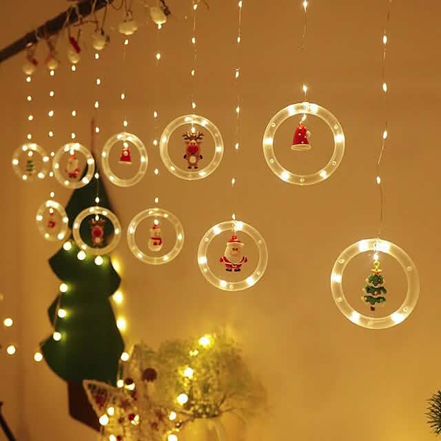 Chiristmas Lights LED Holiday Light Seasonal Decor - Tophatter Daily Deals