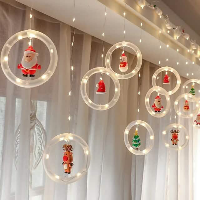 Chiristmas Lights LED Holiday Light Seasonal Decor - Tophatter Daily Deals