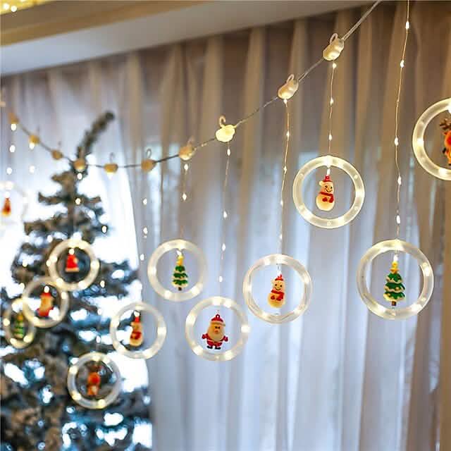 Chiristmas Lights LED Holiday Light Seasonal Decor - Tophatter Daily Deals