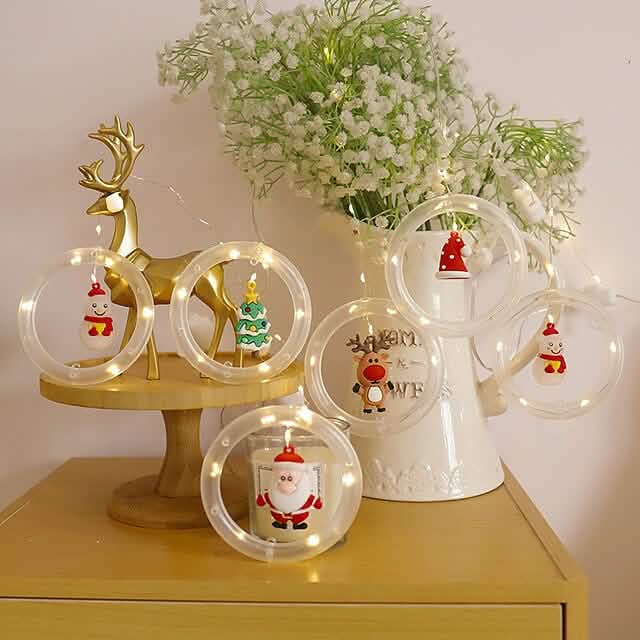 Chiristmas Lights LED Holiday Light Seasonal Decor - Tophatter Daily Deals