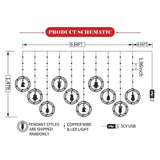 Chiristmas Lights LED Holiday Light Seasonal Decor - Tophatter Daily Deals