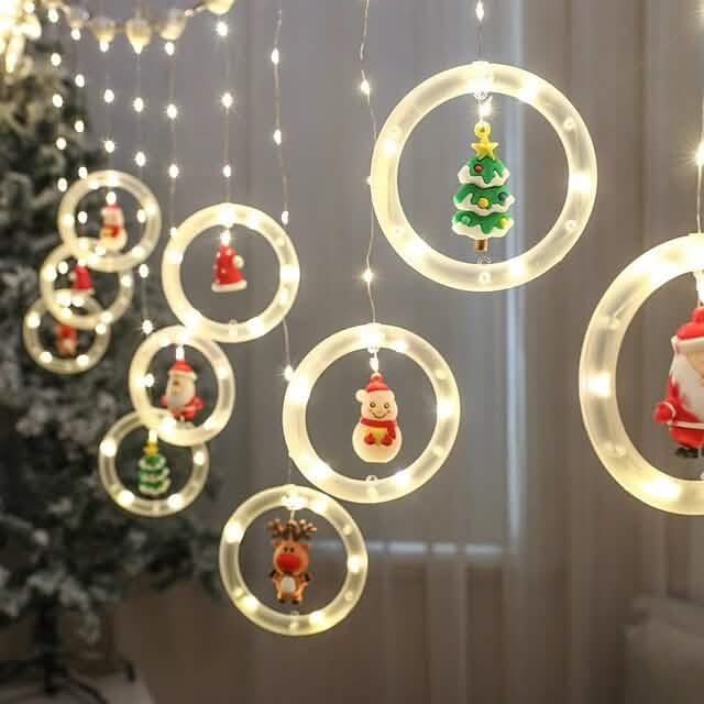 Chiristmas Lights LED Holiday Light Seasonal Decor - Tophatter Daily Deals