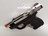 Zoraki 906 Chrome - Front Firing 9mm Blank Gun - Tophatter's Weapons'N'Deals Blank Firing Replica Guns - Tophatter Daily Deals