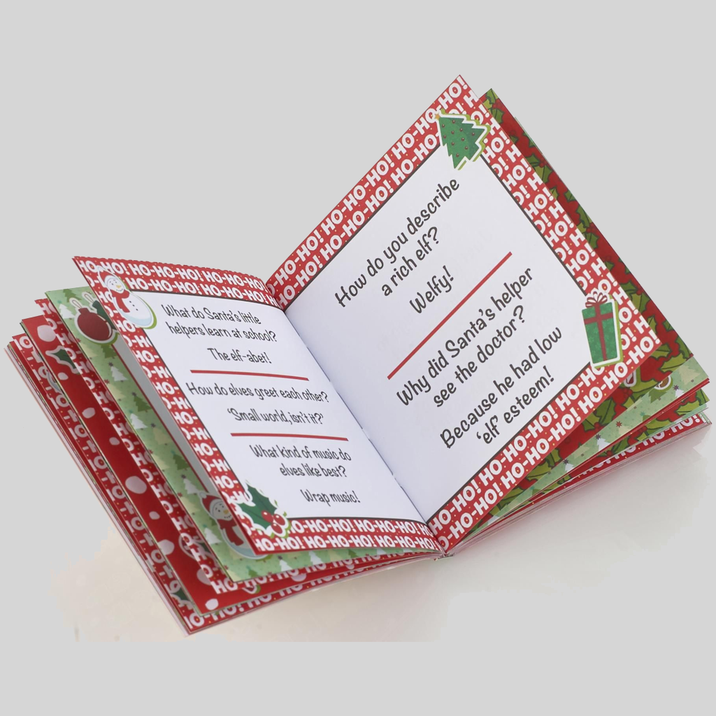 Christmas Cracker Joke Book - Gifts For Christmas Books - Tophatter Daily Deals