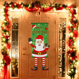 Christmas Door Hanging Flag Decor Seasonal Decor - Tophatter Daily Deals