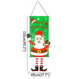 Christmas Door Hanging Flag Decor Seasonal Decor - Tophatter Daily Deals