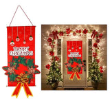 Christmas Door Hanging Flag Decor Garland Seasonal Decor - Tophatter Daily Deals