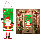 Christmas Door Hanging Flag Decor Santa Claus Seasonal Decor - Tophatter Daily Deals