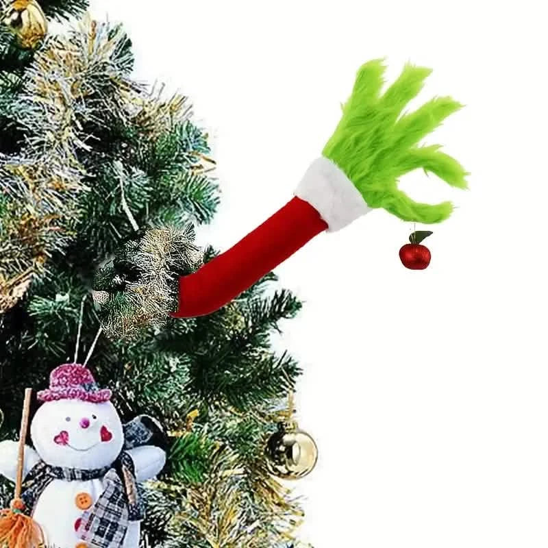 Christmas Poseable Bendable Grinch Furry Elf Decorations Seasonal Decor - Tophatter Daily Deals