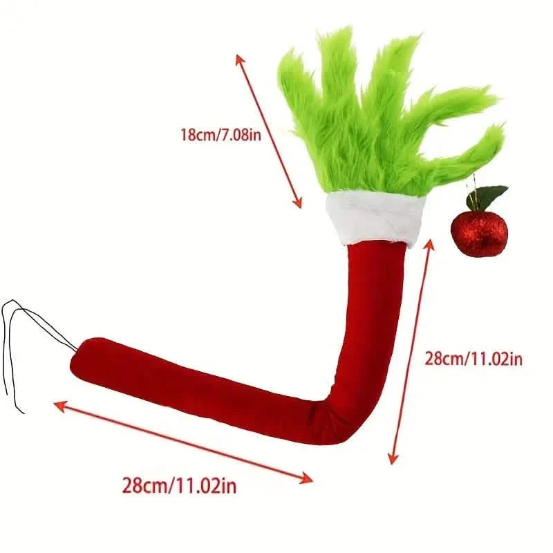 Christmas Poseable Bendable Grinch Furry Elf Decorations Seasonal Decor - Tophatter Daily Deals