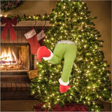 Christmas Thief Stole Burlap Pose Seasonal Decor - Tophatter Daily Deals