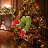 Christmas Thief Stole Burlap Pose Seasonal Decor - Tophatter Daily Deals