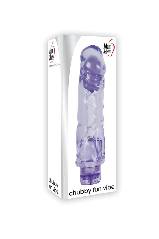 Adam & Eve - Chubby Fun Vibe - Purple Sex Toy - Tophatter Daily Deals