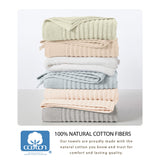 Luxury Combed Cotton Bath Towel Set - Karina Collection Bath - Tophatter Daily Deals