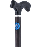 Custom Cane Engraving: Circle in Blue Anodized Aluminum Walking Cane Engraving - Tophatter Daily Deals