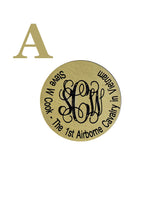 Custom Engraving on Brass Circle: Make Your Cane Unique Walking Cane Engraving - Tophatter Daily Deals