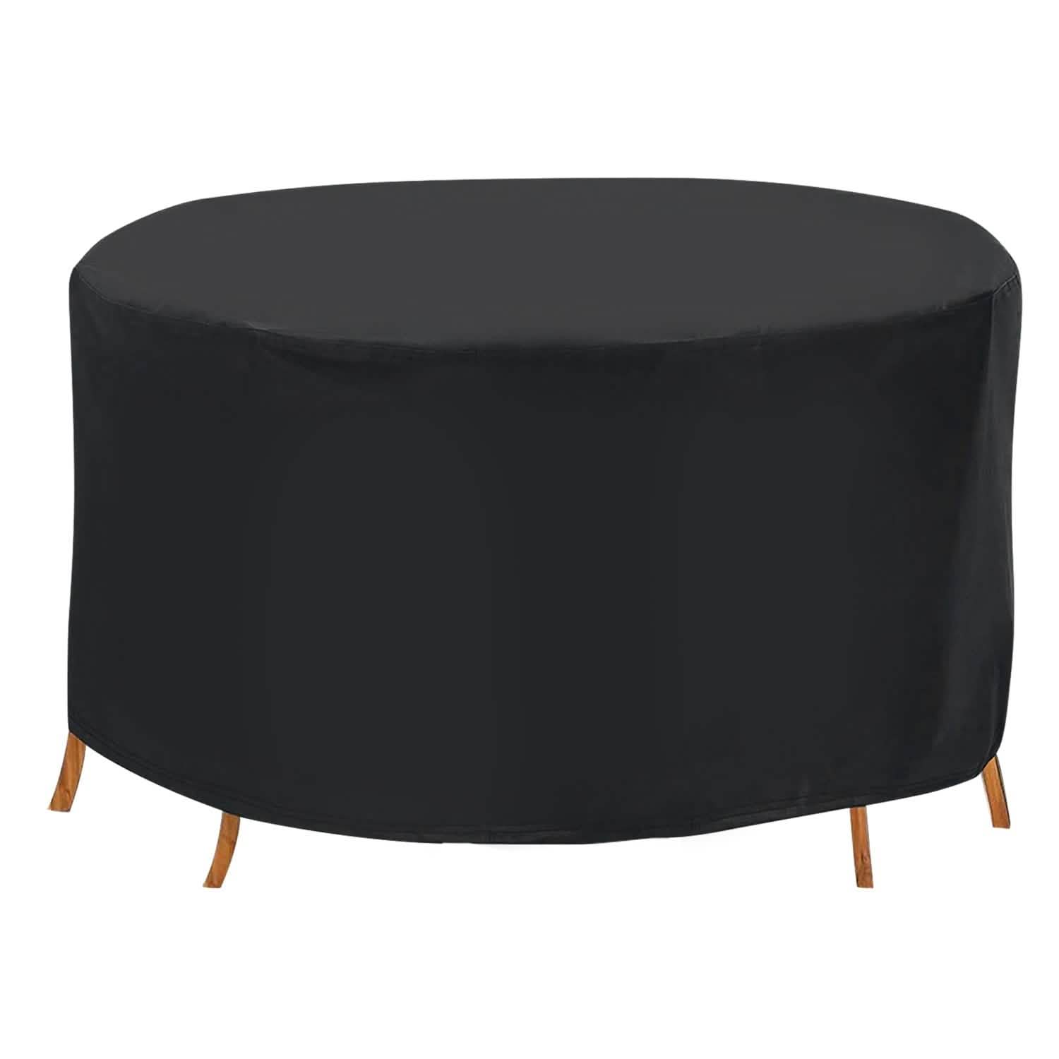 Circular Table Cover Outdoor Furniture Protector 4-Seat Garden & Patio - Tophatter Daily Deals