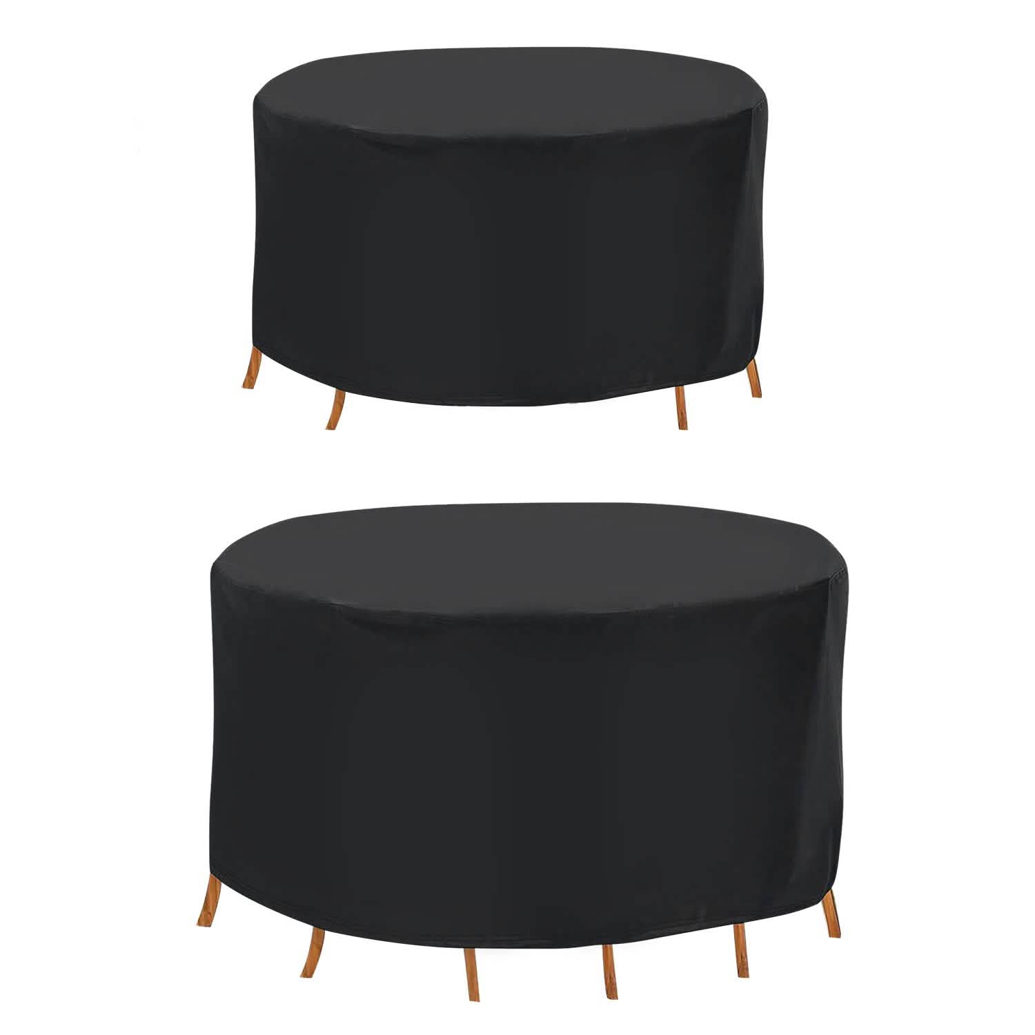 Circular Table Cover Outdoor Furniture Protector Garden & Patio - Tophatter Daily Deals