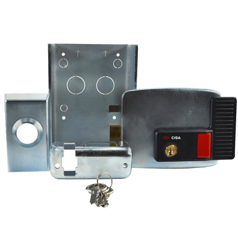 CISA ELECTRIC RIM GATE LOCK LHS W/ BUTTON - INWARD - Tophatter's Army Deals AUTOMATION - Tophatter Daily Deals
