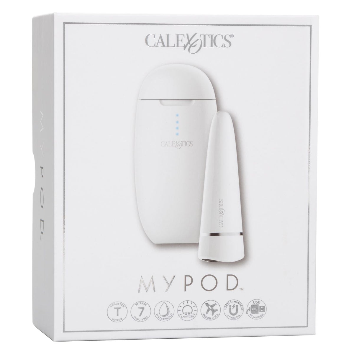 My Pod White Wireless Massager with UV Sanitizing Charging Case and 7 Vibration Modes > Vibrators > Standard Vibrators - Tophatter Daily Deals