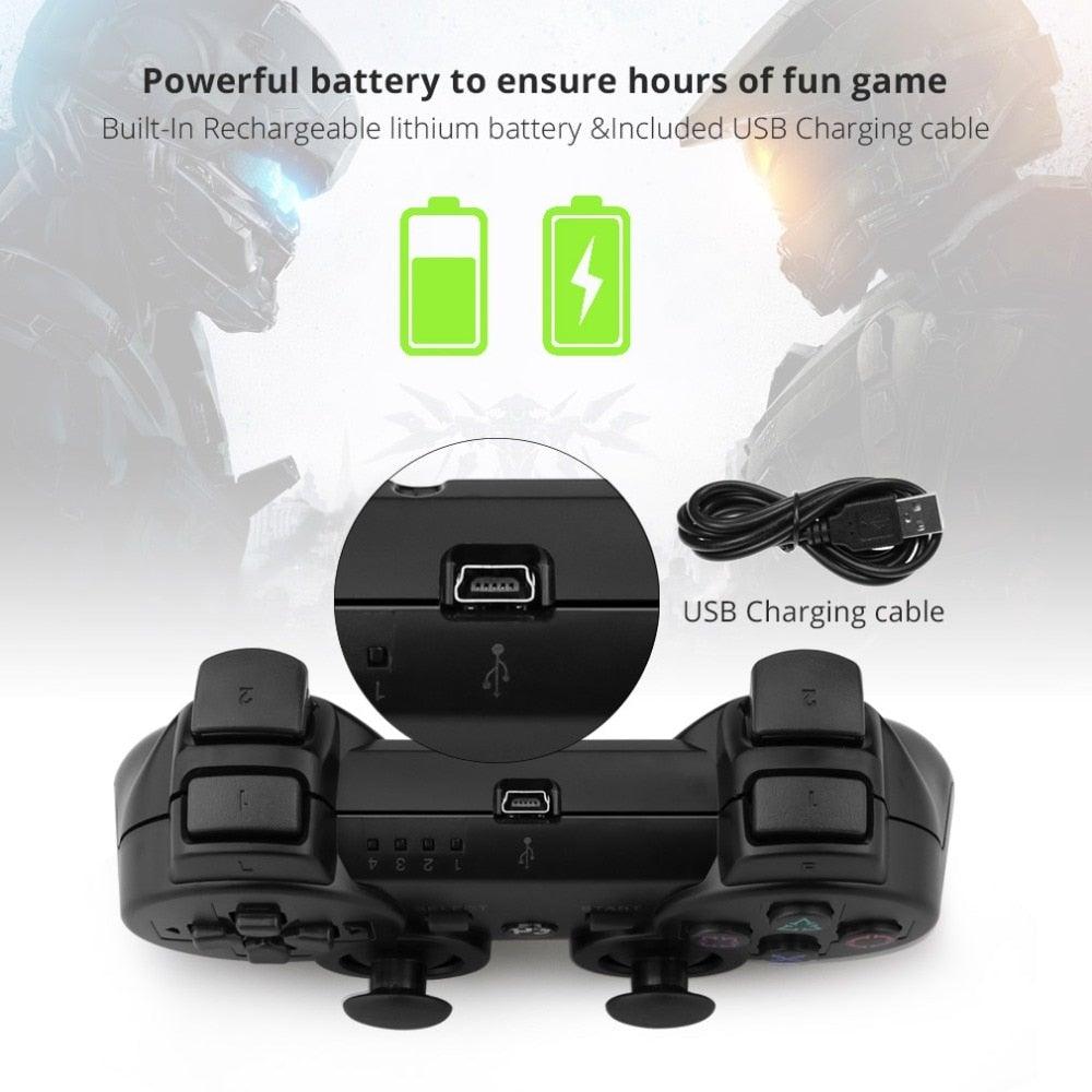 Classic Blue Bluetooth Wireless Joystick Gamepad Controller Compatible With PC Monitor Laptop Video Games & Consoles - Tophatter Daily Deals