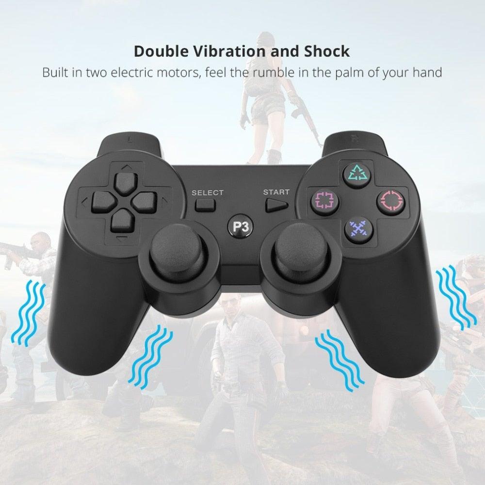 Classic Blue Bluetooth Wireless Joystick Gamepad Controller Compatible With PC Monitor Laptop Video Games & Consoles - Tophatter Daily Deals