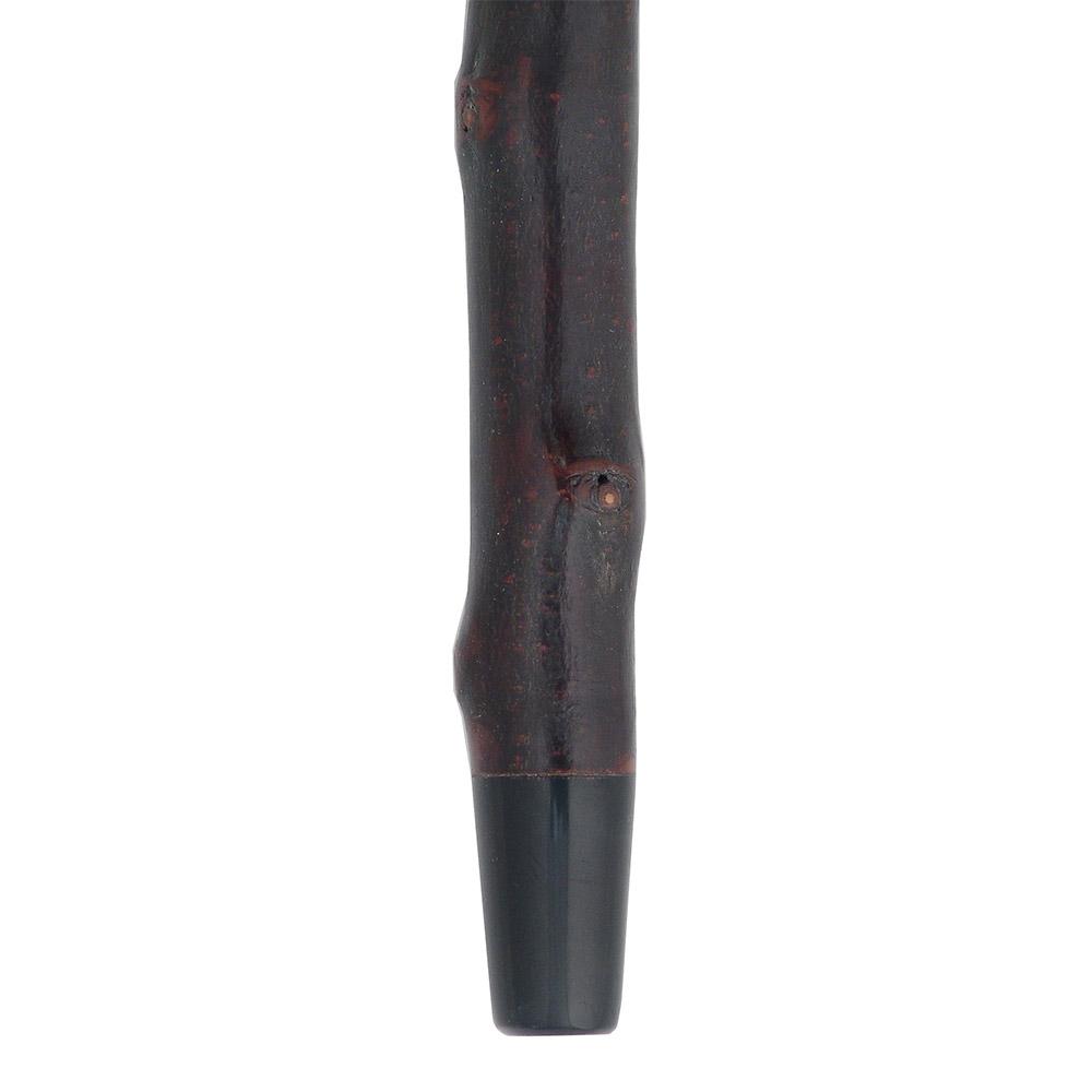 Curly Rams horn Handle Hiking Staff With Blackthorn wood Shaft Irish Blackthorn Canes - Tophatter Daily Deals