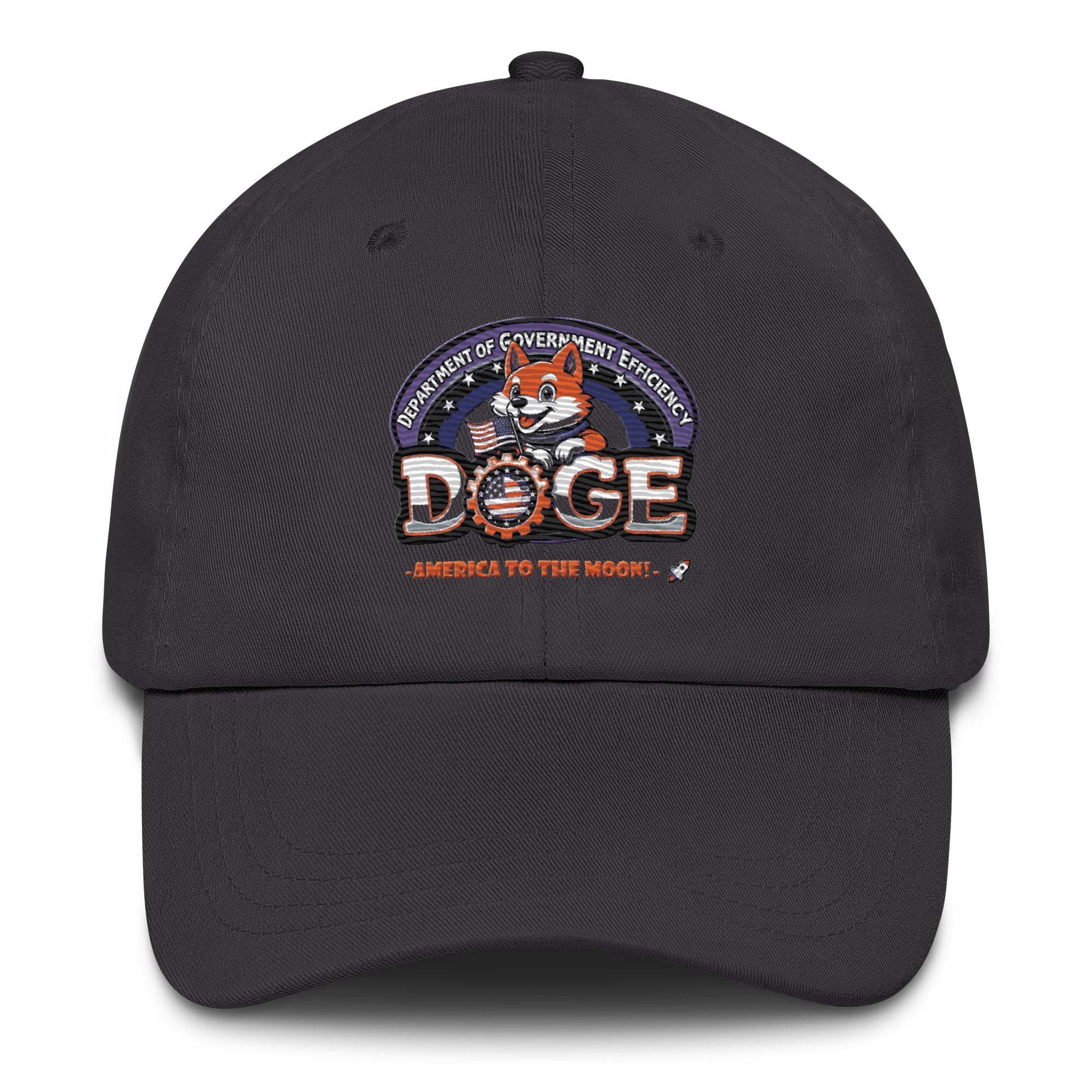 Official DOGE Department Of Government Efficiency Hat Dark Grey D.O.G.E. Hats - Tophatter Daily Deals