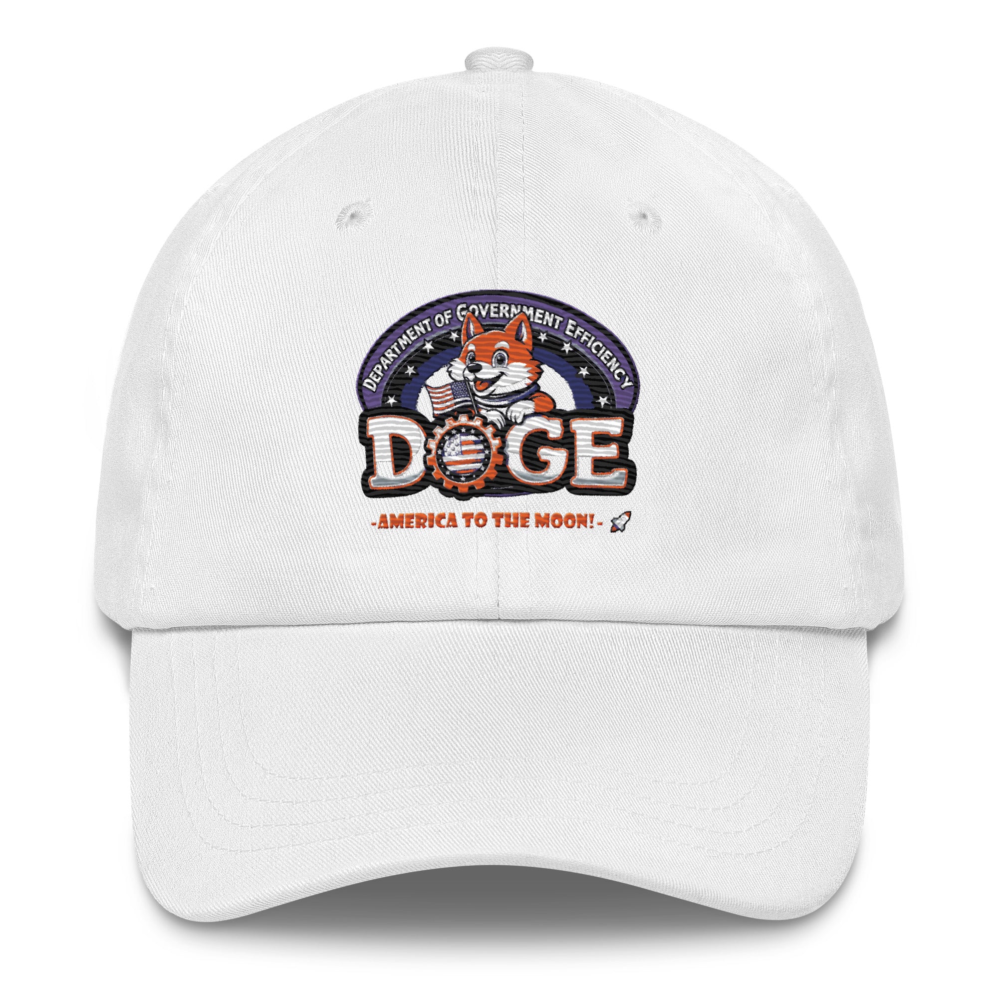 Official DOGE Department Of Government Efficiency Hat White D.O.G.E. Hats - Tophatter Daily Deals