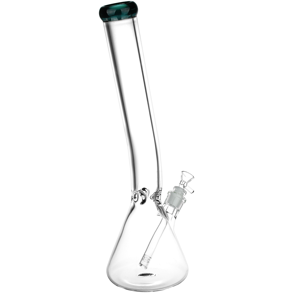 Classic Glass Bent Neck Beaker Bong Bongs - Tophatter Daily Deals